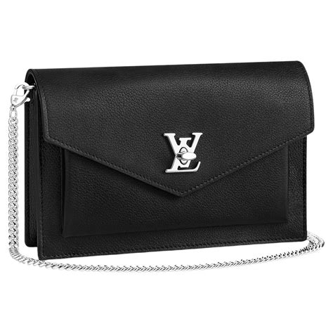 Louis Vuitton Leather Mylockme Chain Pochette .